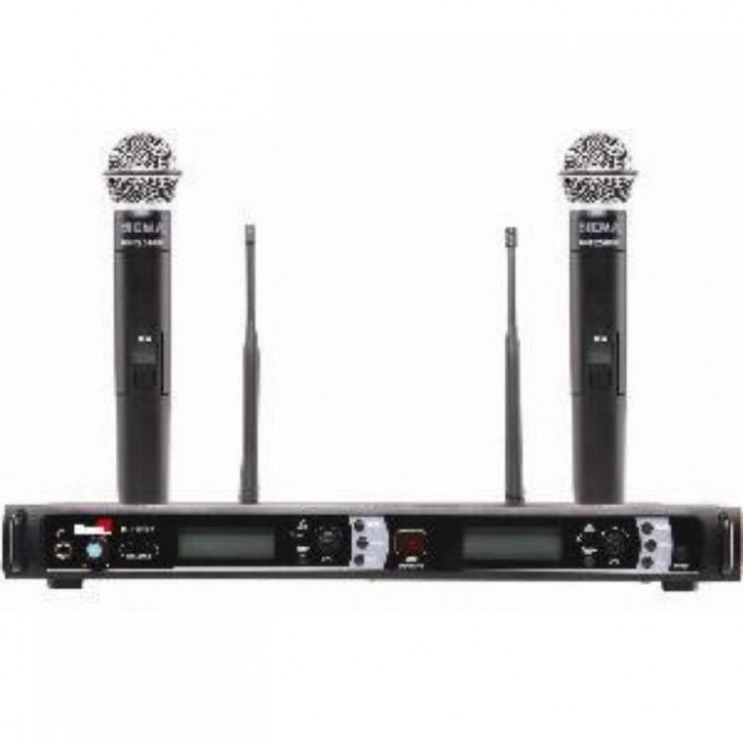С 2-мя микрофонами BIEMA UHF2588II 04764